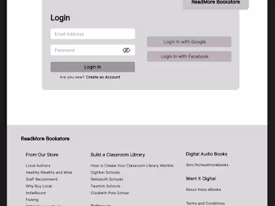 WireFraming of Old Website