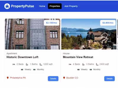 Property Pulse – A Comprehensive Real Estate Management Solution