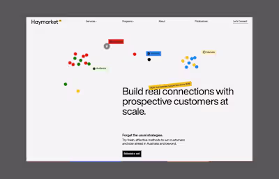 Haymarket - Marketing Agency Website