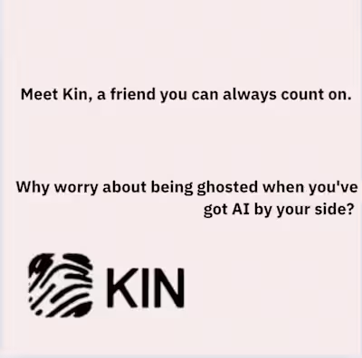 Copy for the AI app KIN