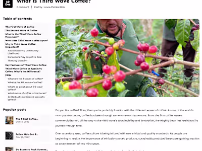 What is Third Wave Coffee? - Longform SEO Blog