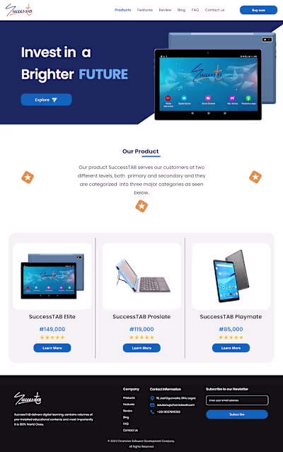 Edu-Tech Web-design on Behance