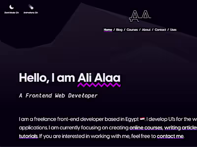 My Personal Website