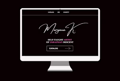 Custom website for Artist (Design + Development)