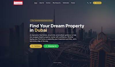 Custom Plumbing Business Website
The website