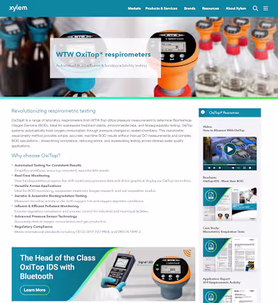 Web Product Landing Page Development for B2B Marketing