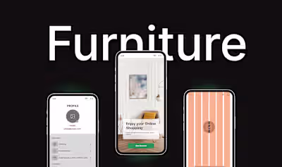 Furniture Buying App Design