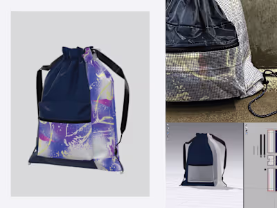 Transparency Play Cinch Bag