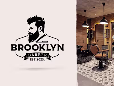 Logo Design - BARBER SHOP - 2023