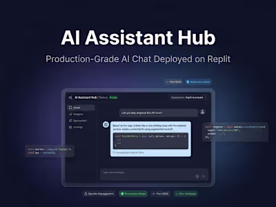Production AI Chat Platform Built & Deployed on Replit Autoscale