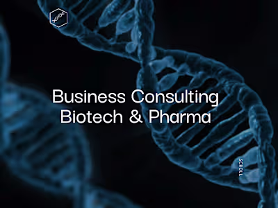 Business Biotech & Pharma Consulting - Landing Page