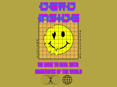 Dead Inside (design for clothing)