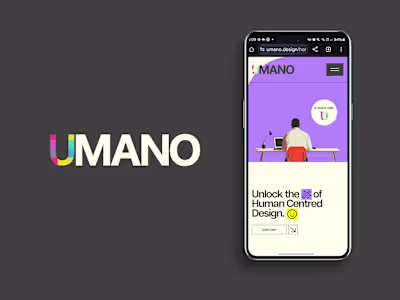 UMANO Design - Full brand design & custom Webflow development