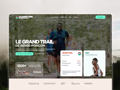Le Grand Trail - Website Design