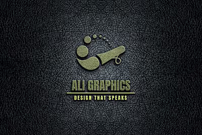 Creative & Minimalist logo design for Ali Graphics