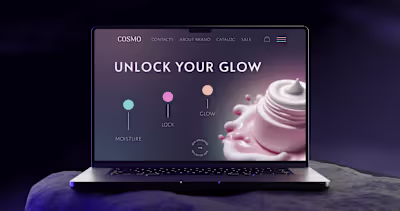 Cosmetic E-Shop Design