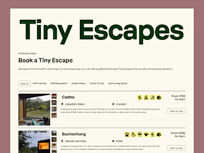 Tiny Escapes