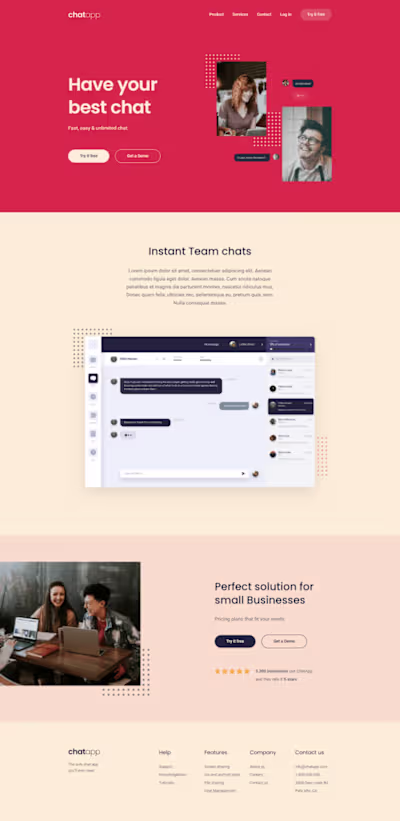 Chat Membership Website