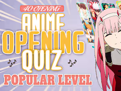 ANIME OPENING QUIZ 🎶🔊 POPULAR LEVEL 👑