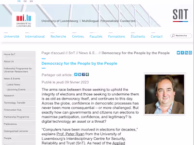 Democracy for the People by the People
