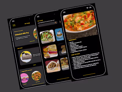 Designing a recipe app for leftover ingredients