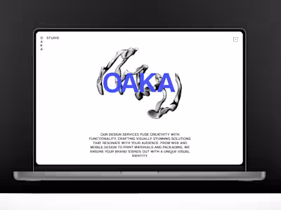 OAKA | Design and Build | Framer Website 
