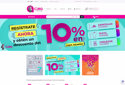 Cool Prestashop eCommerce for Cima Running Store