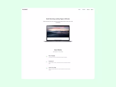 SaaS Development | Landing Page Builder with Laravel & Livewire