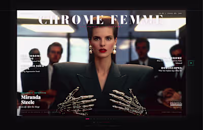 Chrome Femme Interactive Digital Magazine