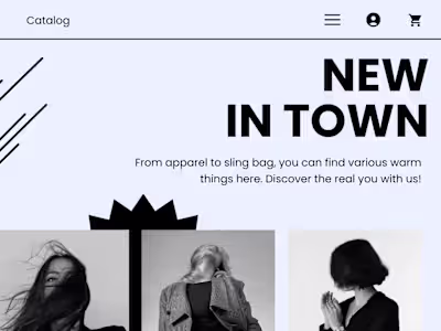 Magzine style Website