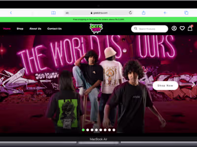 eCommerce Platform Development for Fashion Store