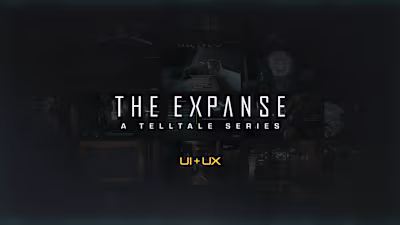 The Expanse A Telltale Series / UI-UX Design