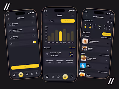 AI Fitness Tracker Mobile App UI/UX Design