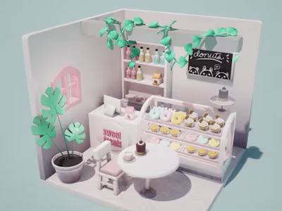 Cute 3D Bakery