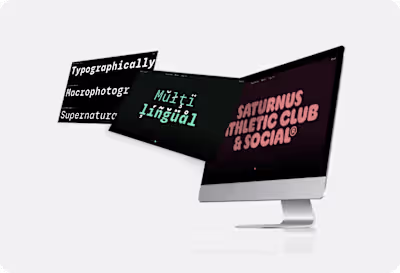 Website for Bech type (Webflow)