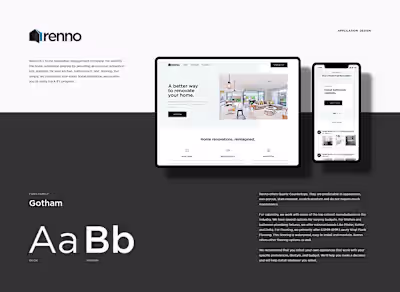 Renno: Home Renovation Task Management App