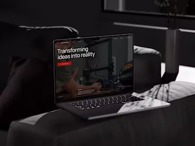 Mechacore – Web Design Concept