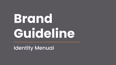 Brand Guideline on Behance