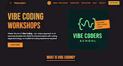 Development for vibecoders.school