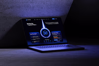 Crypto Presale Landing Page Design