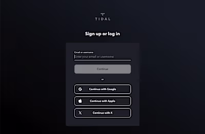 Google Sign-In Integration for TIDAL