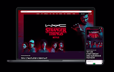 MAC Cosmetics x Stranger Things 4 Netflix