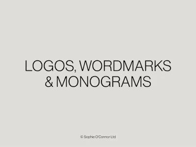 Logos, Wordmarks & Monograms