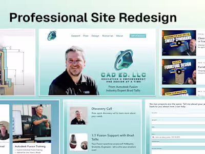 Cad Ed LLC Website Overhaul