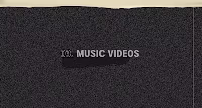 Color Grading Portfolio - Music Videos