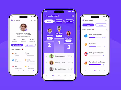 UI/UX Design for Language Learning App
