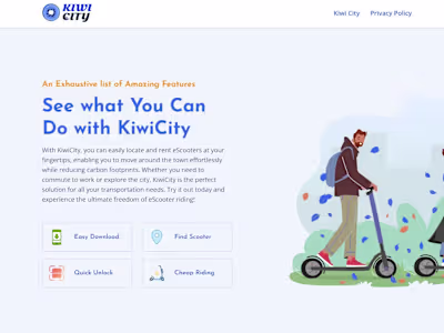 Kiwi City Website
