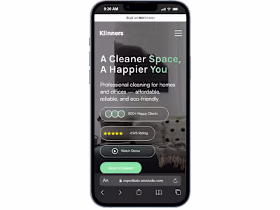 Introducing Klinners — a modern cleaning service platform bu...