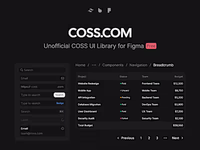 COSS.COM Community UI Library