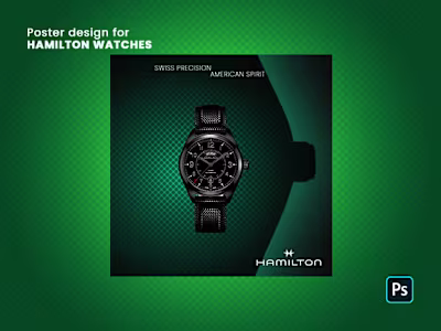 Hamilton Watch Poster Design